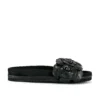 Fleur Slide Sandal Black