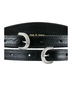 Rag & Bone Exchange Waist Belt Black -Nike Store RGBR WA236 V3