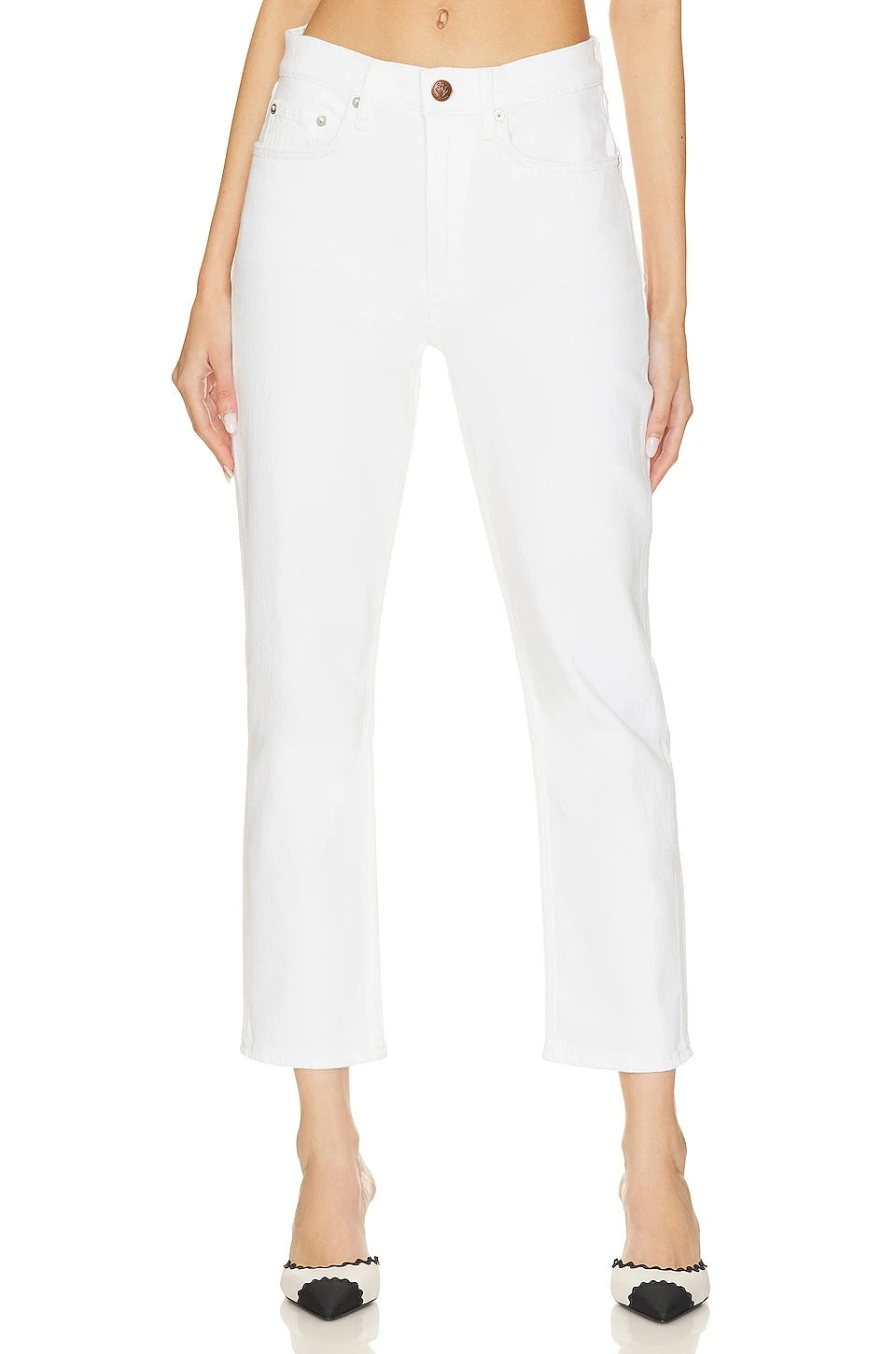 Rag & Bone Wren Slim Jean Optic White 1 Rag & Bone Wren Slim Jean Optic White