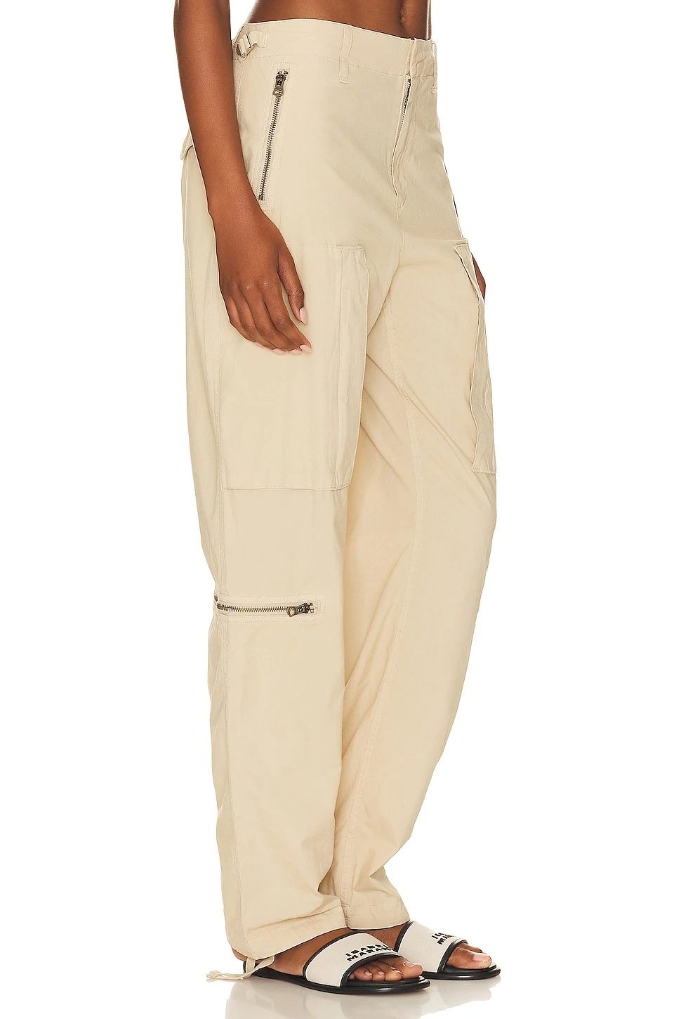 Rag & Bone Kai Flight Pant Beige 2 Rag & Bone Kai Flight Pant Beige - Image 2