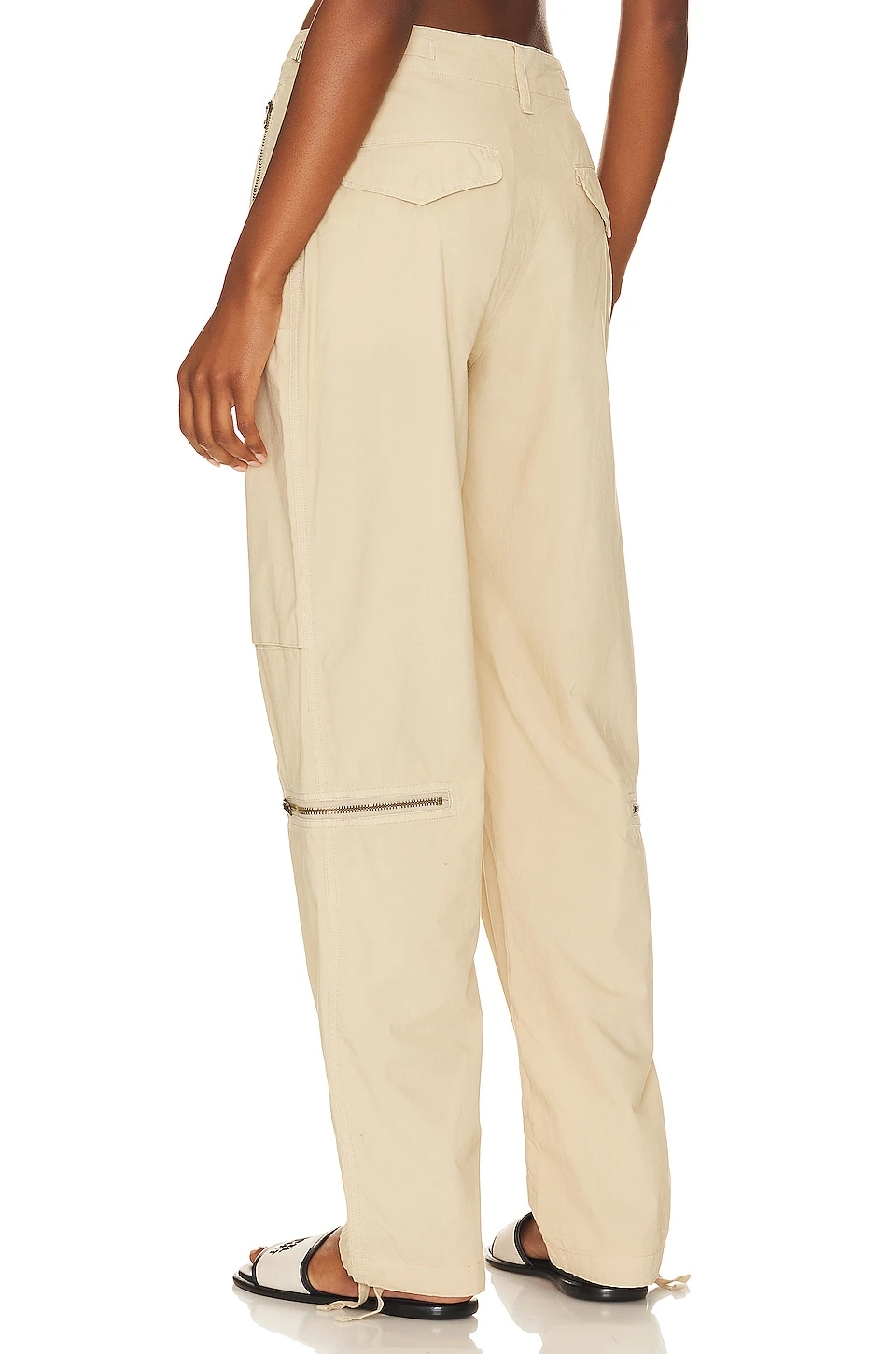 Rag & Bone Kai Flight Pant Beige 3 Rag & Bone Kai Flight Pant Beige - Image 3