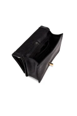 Rebecca Minkoff Chevron Quilted Love Crossbody Bag Black -Nike Store RMIN WY1270 V4