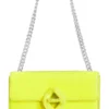 Rebecca Minkoff G Chain Shoulder Bag Neon Yellow