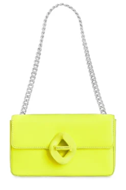 Rebecca Minkoff G Chain Shoulder Bag Neon Yellow