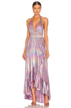 Calico Dress Lilac Aurora