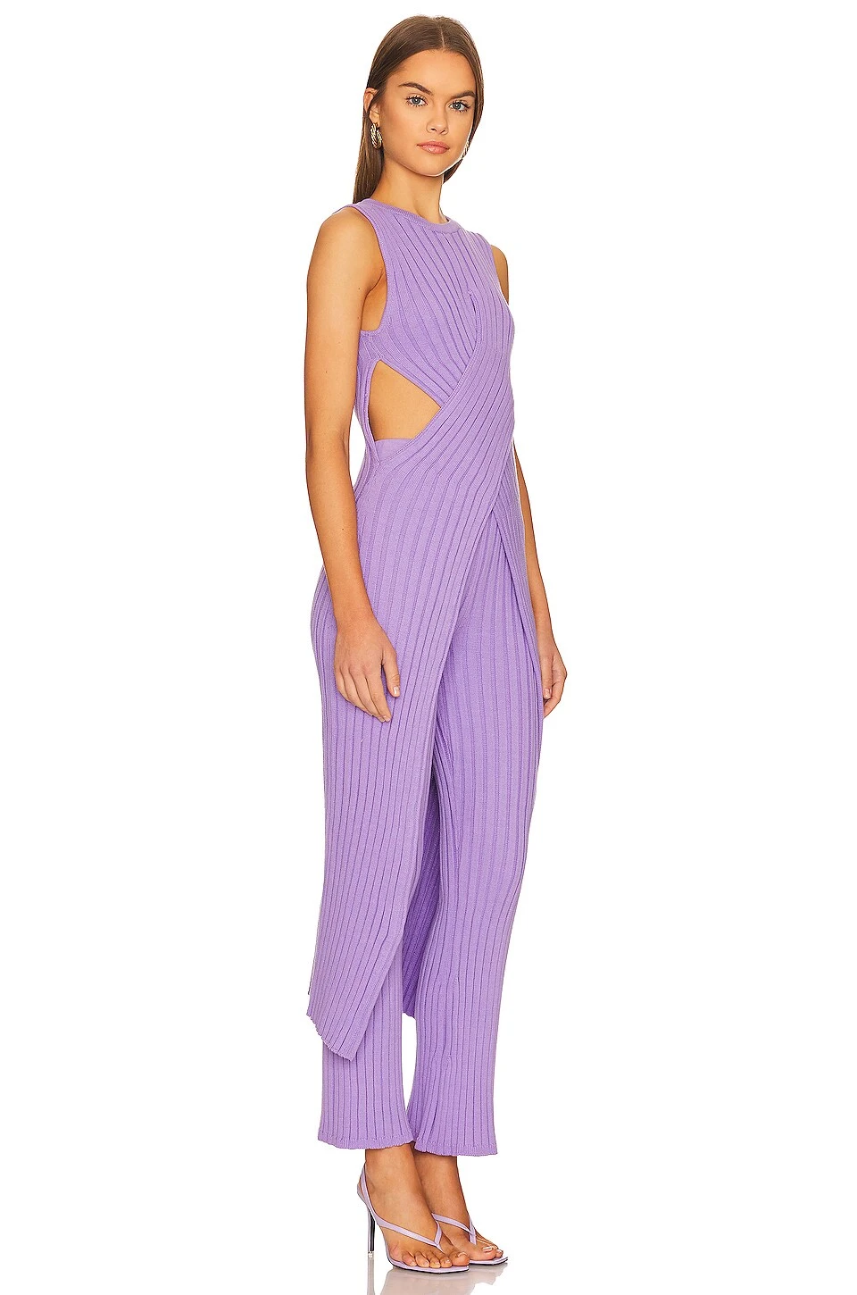 Nakia Knit Top Lavender 2 Nakia Knit Top Lavender - Image 2