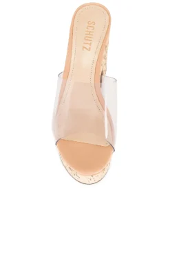 Schutz Dalle Vinyl Cutout Sandal Transparente & Ntaural -Nike Store SCHU WZ1155 V4