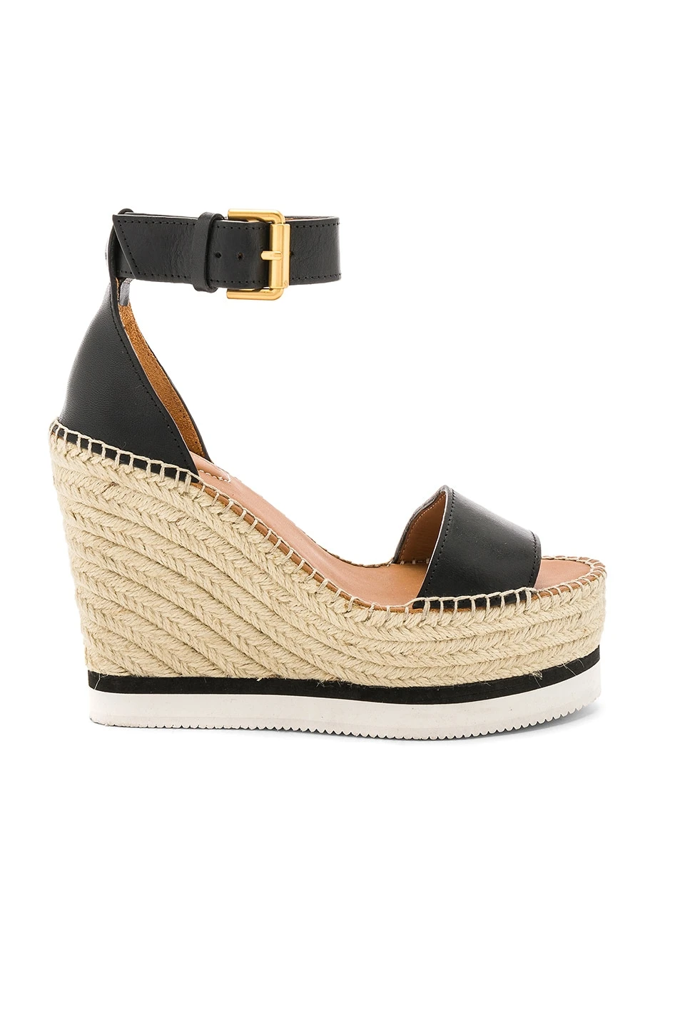 See By Chloé Glyn Wedge Sandal Black 1 See By Chloé Glyn Wedge Sandal Black