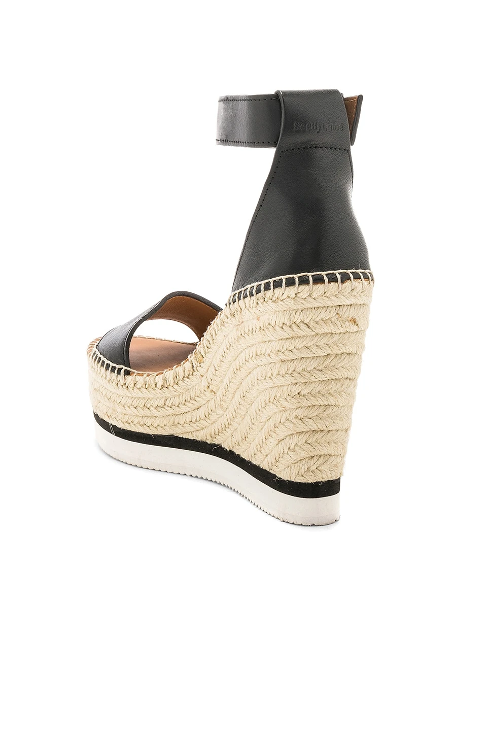 See By Chloé Glyn Wedge Sandal Black 3 See By Chloé Glyn Wedge Sandal Black - Image 3