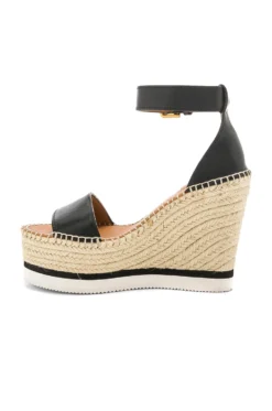See By Chloé Glyn Wedge Sandal Black 9 See By Chloé Glyn Wedge Sandal Black -Nike Store SEEB WZ129 V5