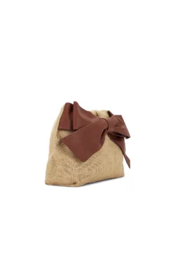 Bow Pouch Beige & Cognac -Nike Store SENR WY46 V3