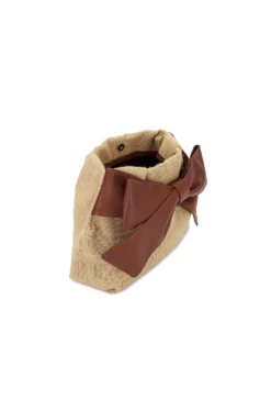 Bow Pouch Beige & Cognac -Nike Store SENR WY46 V4