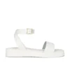 Note To Self Sandal White Leather