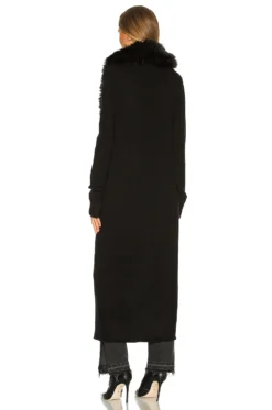 Show Me Your Mumu CARDIGAN LARGO LOMBARDI Black -Nike Store SHOW WK114 V3