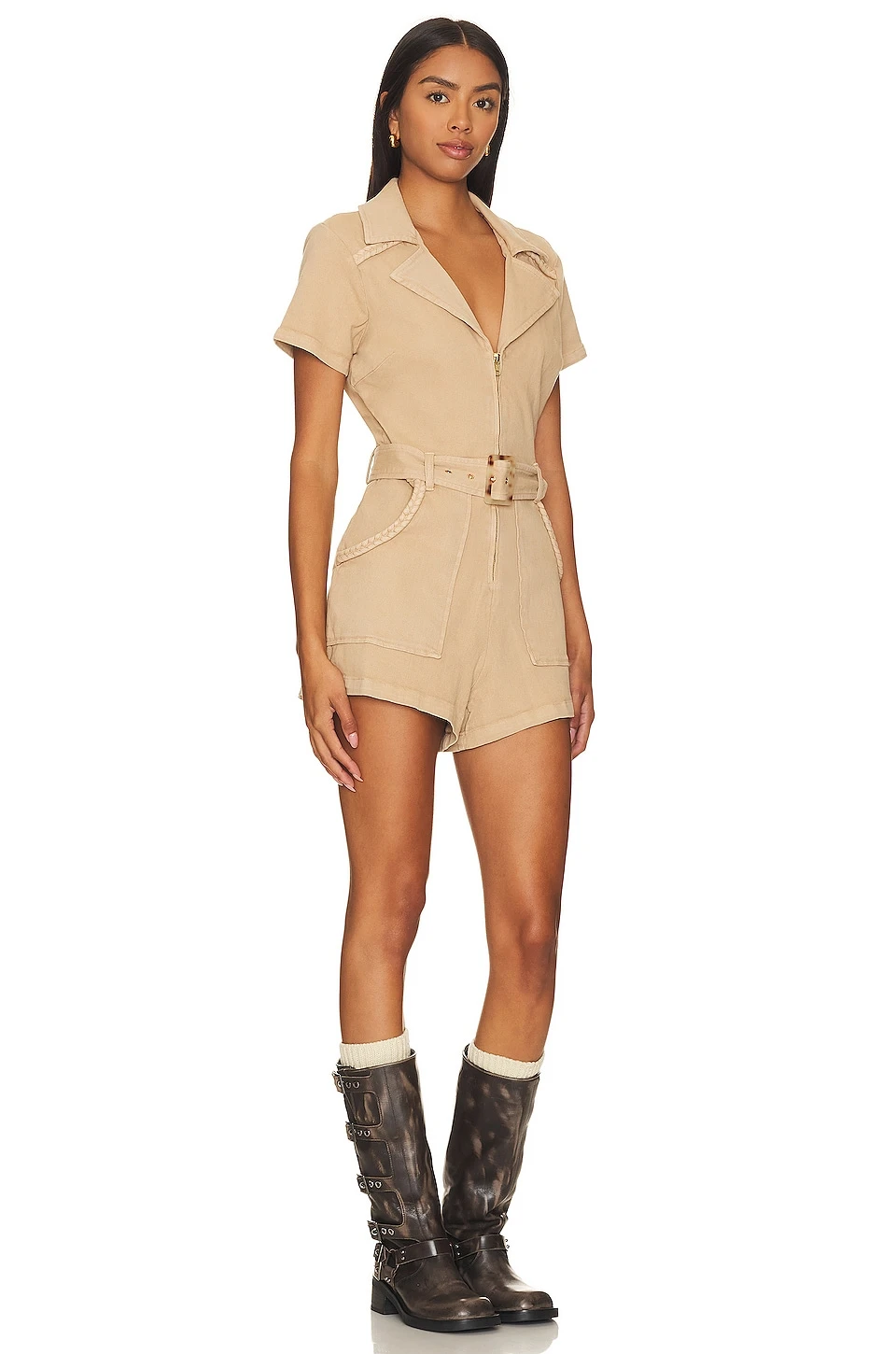 Show Me Your Mumu Outlaw Romper Tanline 2 Show Me Your Mumu Outlaw Romper Tanline - Image 2