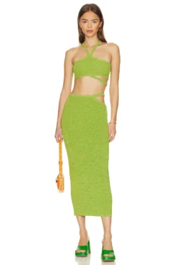 Solid & Striped Cindy Top Lime & Citron -Nike Store SLST WS60 V5