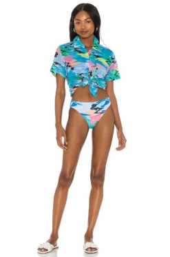 Solid & Striped Brody Bikini Bottom Distortia -Nike Store SLST WX554 V4