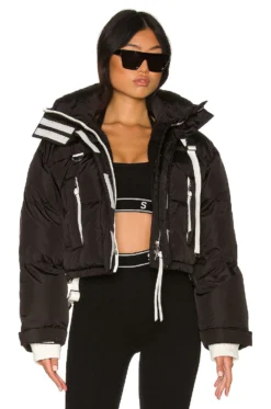 Willow Short Puffer Black