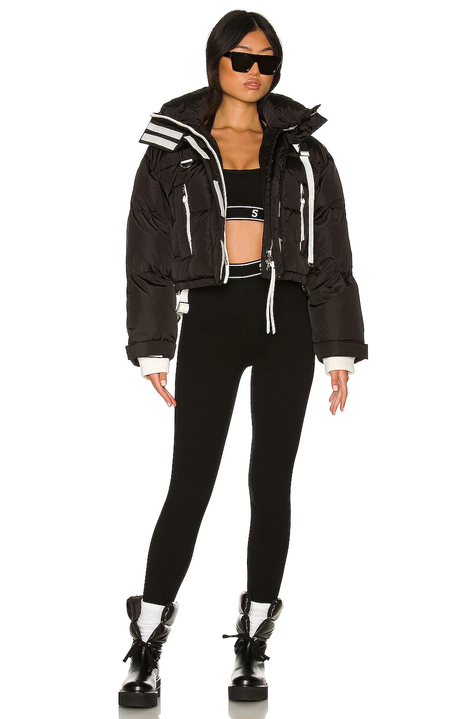 Willow Short Puffer Black 5 Willow Short Puffer Black - Image 5
