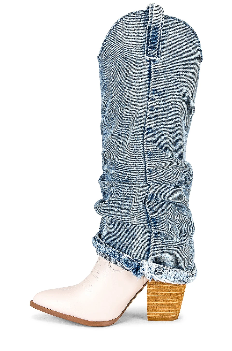 Steve Madden Lassy Boot Denim 5 Steve Madden Lassy Boot Denim - Image 5