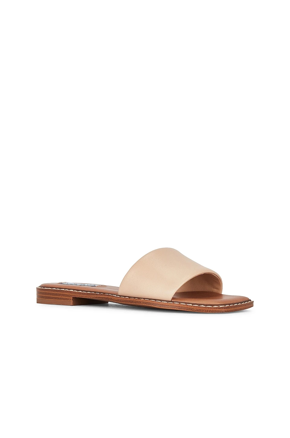 Steve Madden Sandra Slide Tan Leather 2 Steve Madden Sandra Slide Tan Leather - Image 2