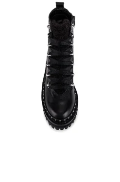 Steve Madden Rainier Bootie Black Leather 8 Steve Madden Rainier Bootie Black Leather -Nike Store SMAD WZ707 V4