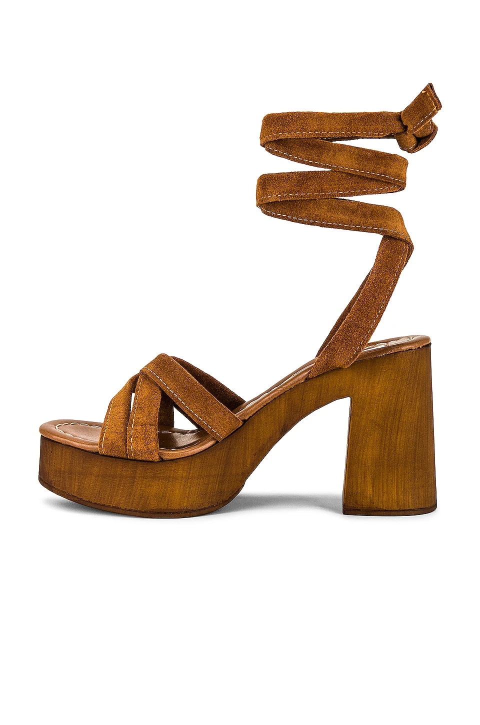 Steve Madden Rydley Sandal Cognac 5 Steve Madden Rydley Sandal Cognac - Image 5