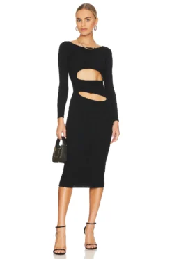 Deanna Cut Out Dress Black