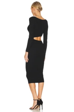 Deanna Cut Out Dress Black -Nike Store SPDW WD2127 V3