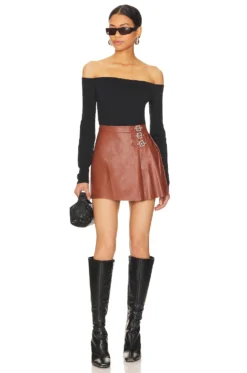 Jasmine Buckled Skirt Brown -Nike Store SPDW WQ333 V4
