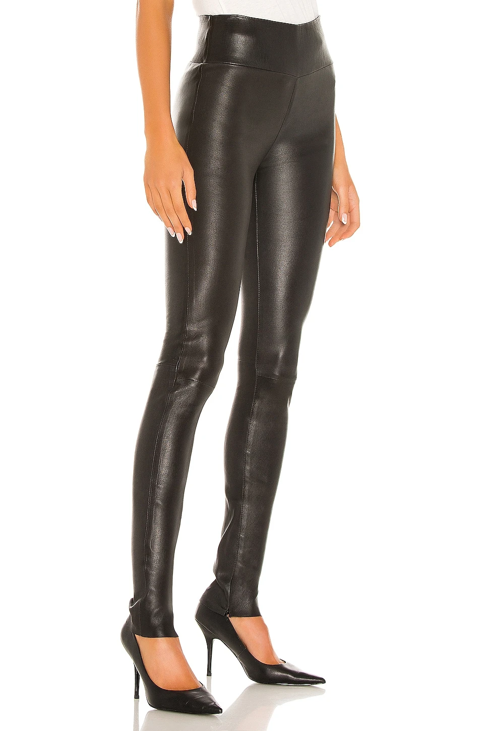 Ankle Legging With Zipper Black 2 Ankle Legging With Zipper Black - Image 2