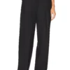 THEORY Pleat Trouser Black