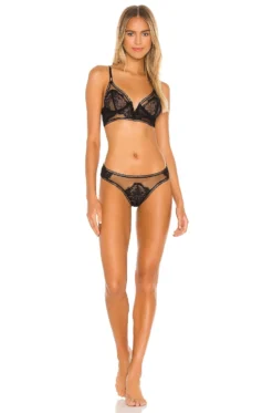 Eyelash Lace Mirage Longline Bra Black 7 Eyelash Lace Mirage Longline Bra Black -Nike Store TIRR WI79 V4