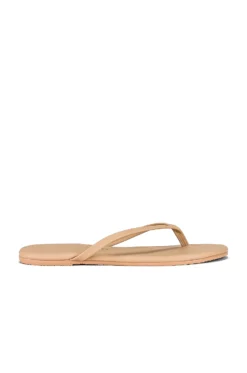 Lily Faux Leather Flip Flop Matte Sunkissed