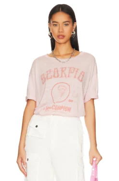 Vintage Scorpio Oversize Tee Blush