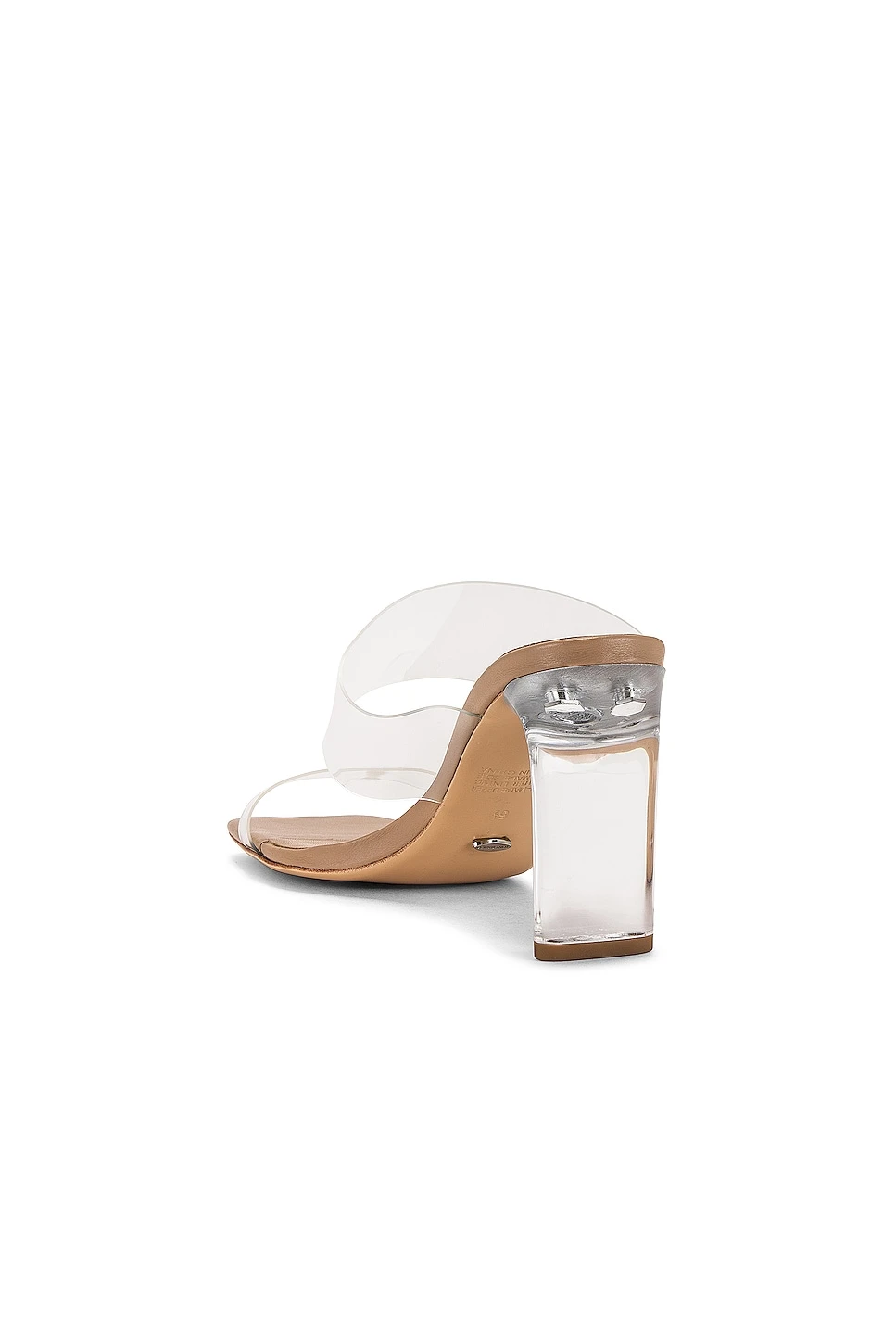Chicago Sandal Clear Vinylite & Skin Nappa 3 Chicago Sandal Clear Vinylite & Skin Nappa - Image 3