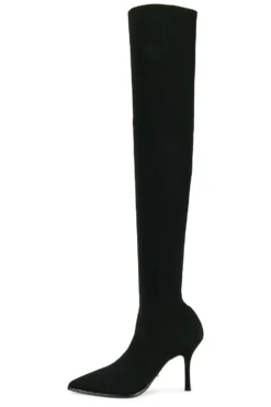 Kori Over The Knee Boot Black Sock Knit 9 Kori Over The Knee Boot Black Sock Knit -Nike Store TONR WZ528 V5