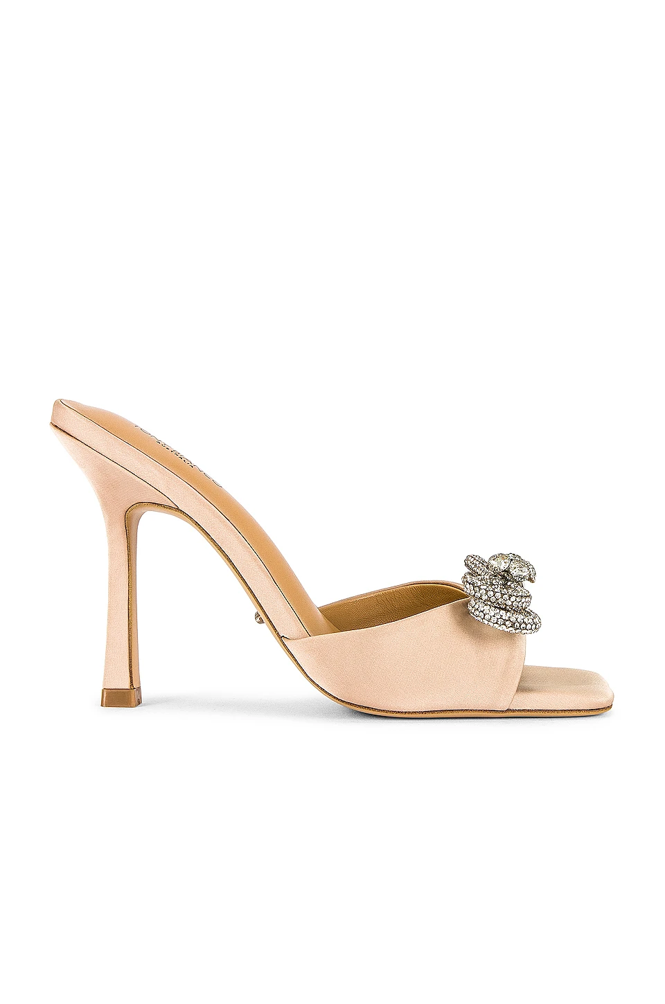 Franki Sandal Nude Satin 1 Franki Sandal Nude Satin