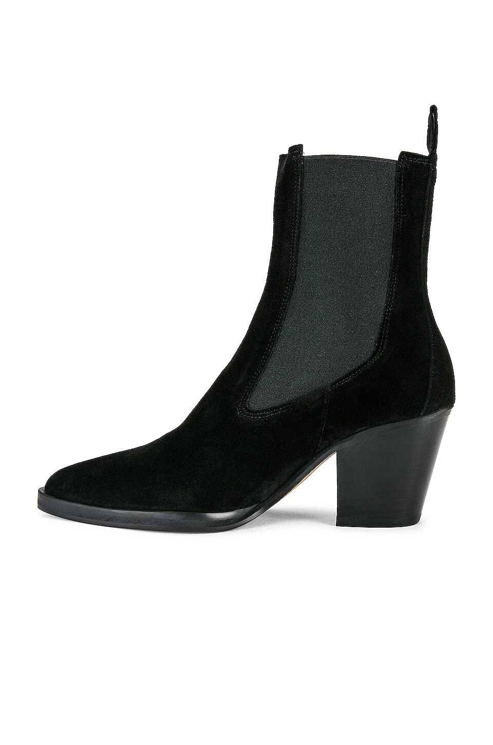 Suede Ankle Boot Black 5 Suede Ankle Boot Black - Image 5