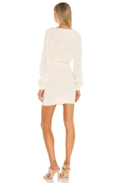 Mia Surplice Mini Dress Ivory -Nike Store TULA WD1160 V3