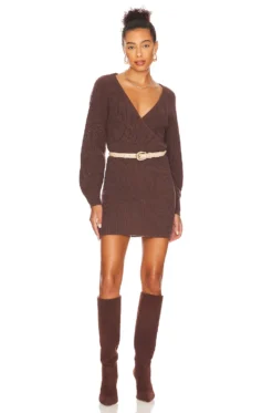 Mia Surplice Mini Dress Ivory -Nike Store TULA WD1346 V1