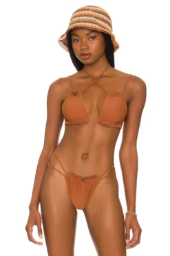 Daveena Top Mocha Brown
