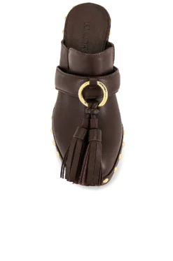 ULLA JOHNSON Vera Tassel Clog Oxblood -Nike Store ULLA WZ44 V4