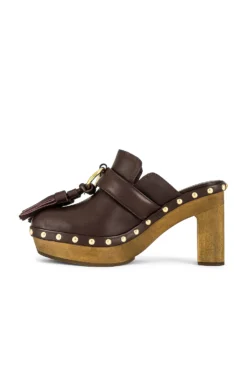 ULLA JOHNSON Vera Tassel Clog Oxblood -Nike Store ULLA WZ44 V5