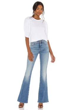 Veronica Beard Beverly High Rise Skinny Flare Jean Beacon -Nike Store VBRD WJ3 V4