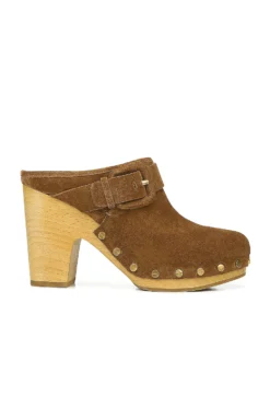 Veronica Beard Dacey Clog Pecan
