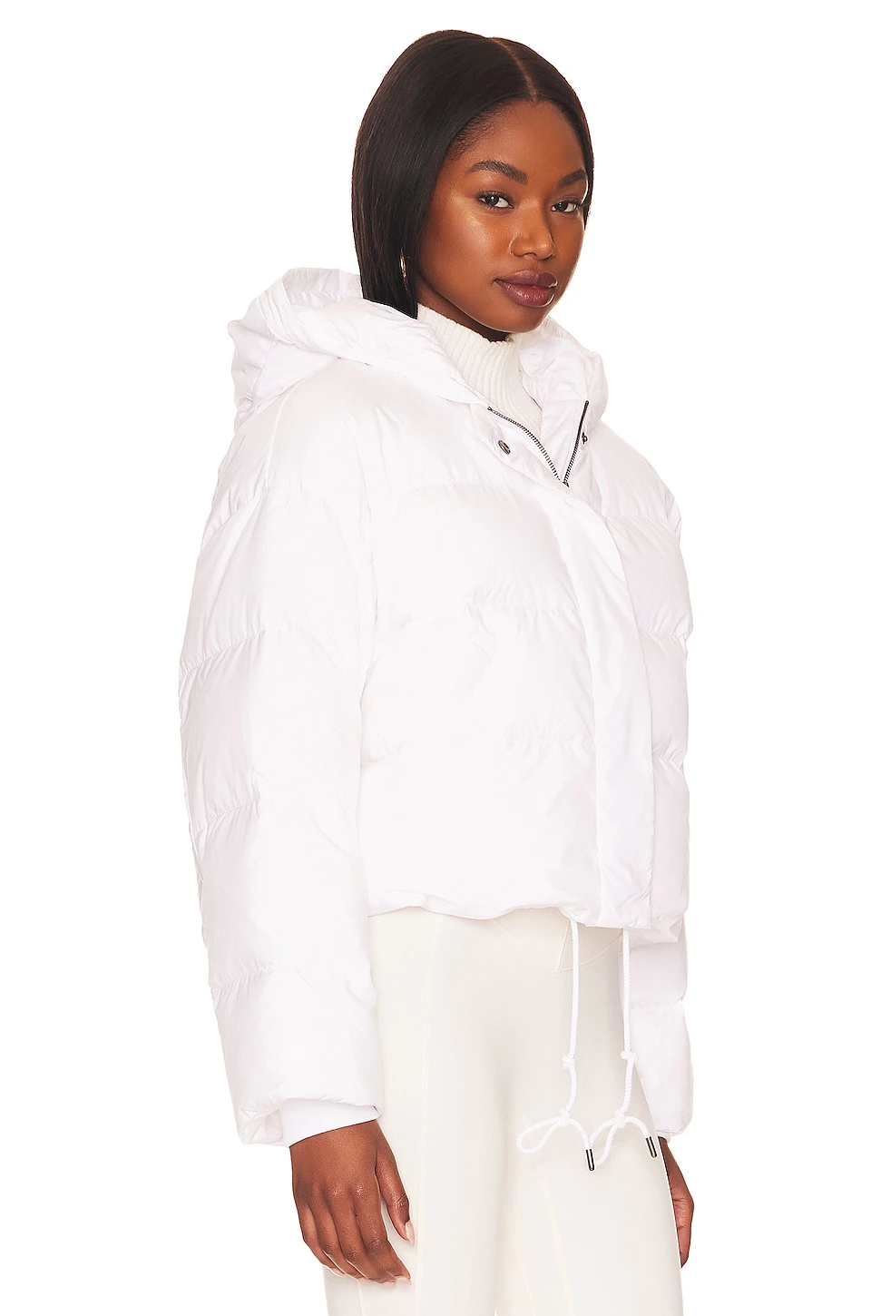 Raylin Puffer Jacket White 3 Raylin Puffer Jacket White - Image 3