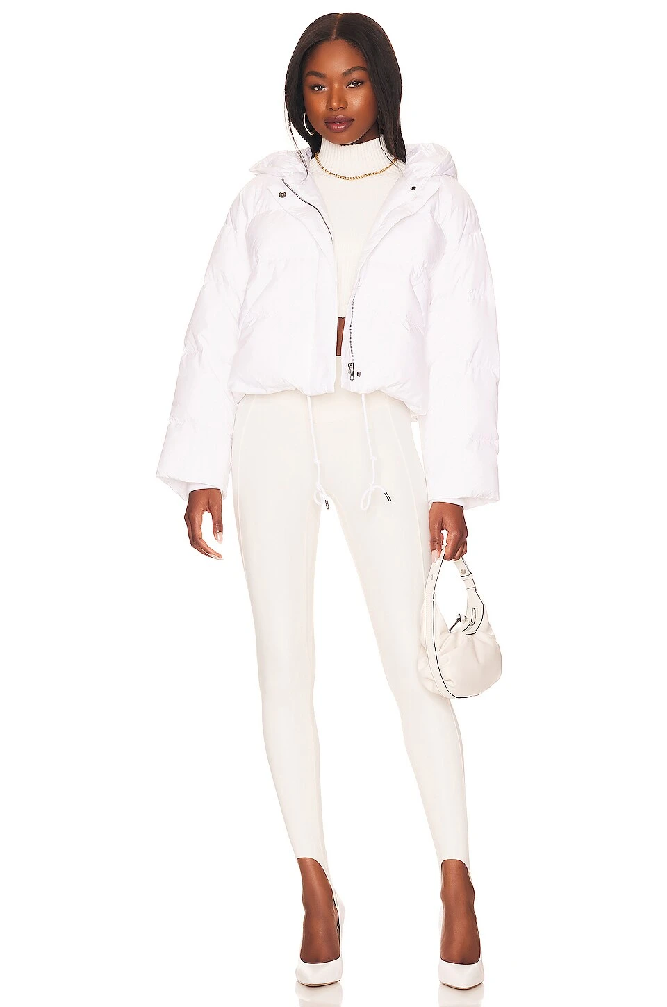 Raylin Puffer Jacket White 5 Raylin Puffer Jacket White - Image 5