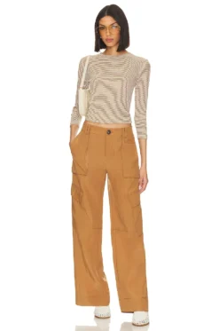 Vince Mid Rise Fluid Cargo Trouser Nile -Nike Store VINCE WP232 V4