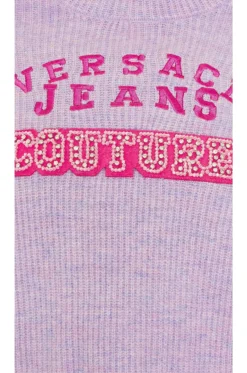 Versace Jeans Couture Logo Sweater Lilac -Nike Store VJEA WK13 V5
